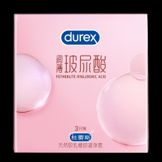 【避孕套】杜蕾斯润薄玻尿酸超薄装 3只装