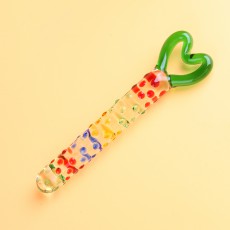 【女用器具】水晶阳具爱情密钥 玻璃女用自慰器假阳具