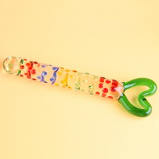 【女用器具】水晶阳具爱情密钥 玻璃女用自慰器假阳具