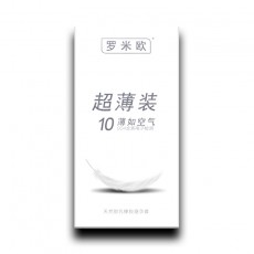 超薄避孕套 罗米欧004 10只 空气套 情趣安全套 男用成人用