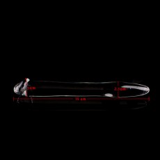 【女用器具】水晶玻璃阳具 冰清无瑕