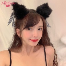 【情趣内衣】蜜恪缎带铃铛狐耳发箍7304
