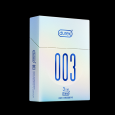 杜蕾斯003避孕套安全套超薄润滑3只装成人用品套套高延伸性聚氨酯