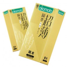 冈本无感超薄避孕套正品超薄10只装安全套裸入成人男情趣套批发