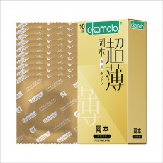 冈本无感超薄避孕套正品超薄10只装安全套裸入成人男情趣套批发