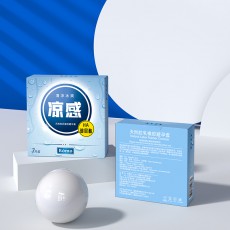 罗米欧冰感凉感热焰热感避孕套3只装玻尿酸冰火两重天安全套批发