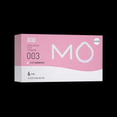 名流MO系列003玻尿酸6只装避孕套倍润超薄安全套美团批发一件代发