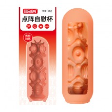取悦男用手动回转点阵叠浪自慰飞机杯肤色成人情趣用品降敏锻炼器