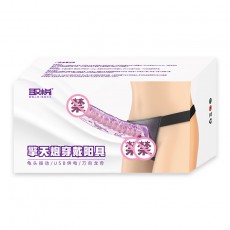 取悦玩爆潮品穿戴阳具狙击炮火箭炮擎天炮实心龙骨女同拉拉自慰器