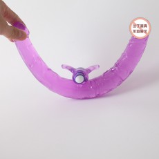 取悦双翼龙双蛟龙双头龙阳具震动双用阳具肛塞女用自慰器一件代发