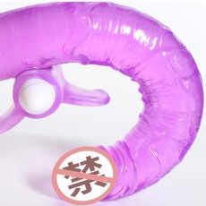 取悦双翼龙双蛟龙双头龙阳具震动双用阳具肛塞女用自慰器一件代发