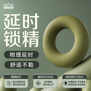 第6感QUEST系列基础锁精环延长时间成人情趣用品男用延时环成人用
