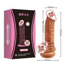 取悦修罗斗士仿真阳具 手动男根倒模假阴茎女用自慰器情趣用品