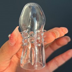 取悦玩爆潮品袋装房事锁精鼎点水晶套狼牙套成人情趣用品批发代发