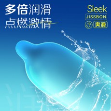 杰士邦爽滑倍润10只装避孕套光面加倍润滑安全套成人用品代发批发