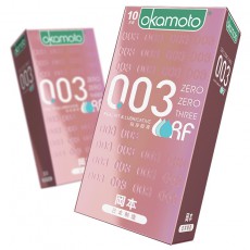 冈本0.03贴身超滑超薄10只装避孕套安全套贴合润滑男用一件代发