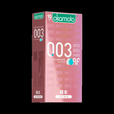 冈本0.03贴身超滑超薄10只装避孕套安全套贴合润滑男用一件代发