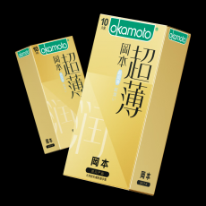 冈本超薄系列10只装超润滑超薄官方正品安全套男用酒店批发代发