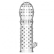 取悦盒装狼牙套情趣男女调情用品带刺水晶套大颗粒G点刺套代发