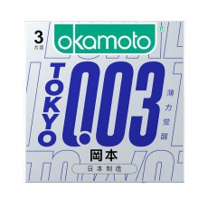 冈本003薄力觉醒TOKYO3片装超薄安全套套成人情趣性用品计生批发