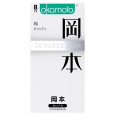 正品冈本skin系列纯薄8只装安全套超薄男用酒店无人售货机批发