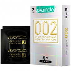 冈本002系列聚氨酯0.02避孕套2只装安全套计生套套正品酒店批发