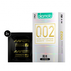 冈本002系列聚氨酯0.02避孕套2只装安全套计生套套正品酒店批发