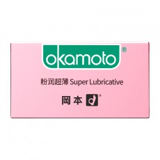 冈本超薄系列粉润超薄10只装避孕官套正品安全套男用裸入一件代发