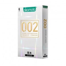 冈本002避孕套情趣超薄日本原装聚氨酯0.02安全套 6只装批发代发