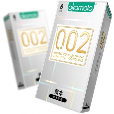 冈本002避孕套情趣超薄日本原装聚氨酯0.02安全套 6只装批发代发
