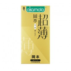 冈本超薄系列避孕套无感超薄8只装成人情趣安全套男用批发代发