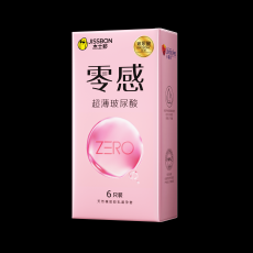 杰士邦避孕套零感玻尿酸超薄6只装安全套润滑计生用品批发代发