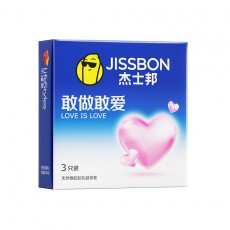 杰士邦避孕套敢做敢爱3只装安全套 酒店售货机情趣性保健用品批发