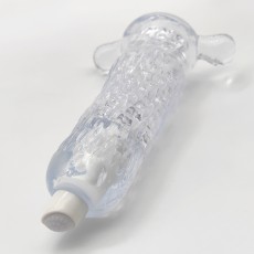 取悦飞机杯SUPERBIG男用自慰器透明震动阴茎训练器撸撸杯情趣用品