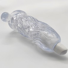 取悦飞机杯SUPERBIG男用自慰器透明震动阴茎训练器撸撸杯情趣用品