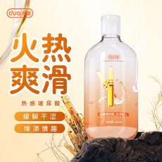 独爱 热感玻尿酸人体润滑液500ml免洗水溶性润滑油成人情趣性用品