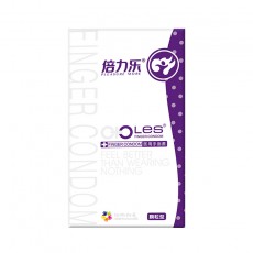 倍力乐LES女同专用手指安全套抠抠套QQ套8只装颗粒入珠手指套