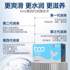 倍力乐MYBOO女用无氧玻尿酸套避孕套润滑超薄安全套成人用品批发