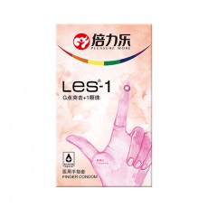 倍力乐LES女同专用手指安全套抠抠套QQ套8只装颗粒入珠手指套
