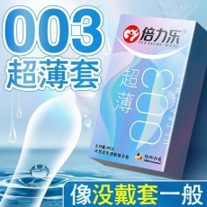 倍力乐新款超薄003避孕套6只装安全套成人情趣性用品酒店批发代发