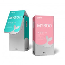 倍力乐MYBOO女用无氧玻尿酸套避孕套润滑超薄安全套成人用品批发