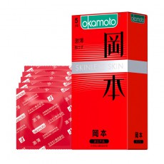 冈本激薄5只装大盒套避孕套超滑SKIN安全套成人用品一件代发批发