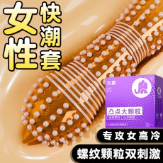 大象避孕套凸点大颗粒3只装凸点刺激男情趣成人计生用品一件代发