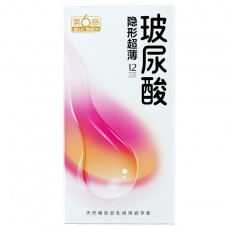 第六感避孕套玻尿酸隐形超薄颗粒水润超薄12只装安全套计生用品