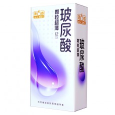 第六感避孕套玻尿酸隐形超薄颗粒水润超薄12只装安全套计生用品
