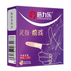 倍力乐灵指前戏医用手指抠抠套颗粒型2只拉拉成人情趣计生品批发