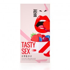 名流爽口套果粒多口交套10只装果味超薄安全套成人计生用品批发