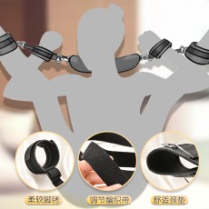 劳乐斯sm分腿枕捆绑绳子调教情趣道具束缚带套装分腿手铐成人用品