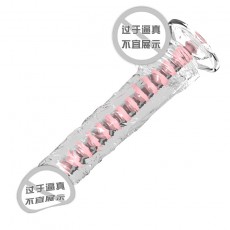 取悦冲天炮穿天炮钻天炮透明水晶阳具吸盘仿真假阴茎成人情趣用品