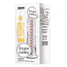 取悦冲天炮穿天炮钻天炮透明水晶阳具吸盘仿真假阴茎成人情趣用品